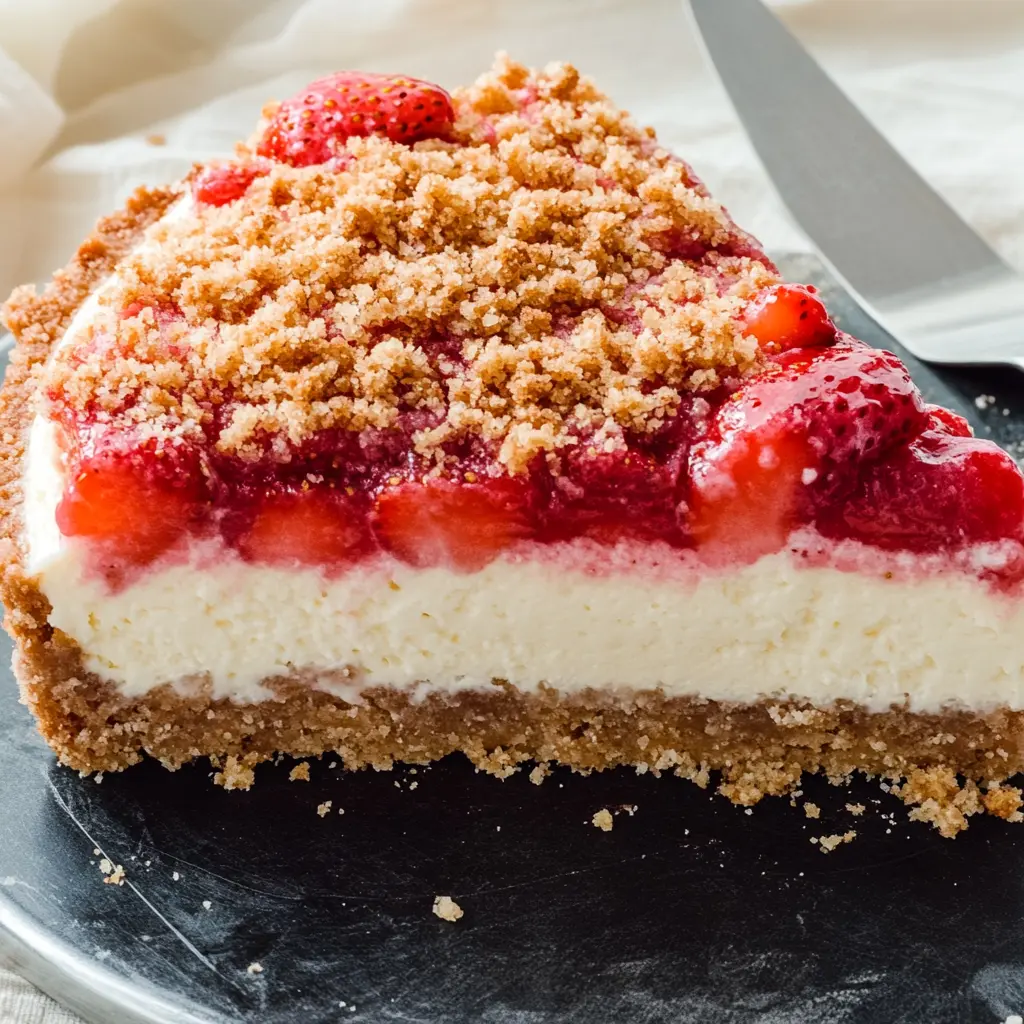 Strawberry Crunch Cheesecake