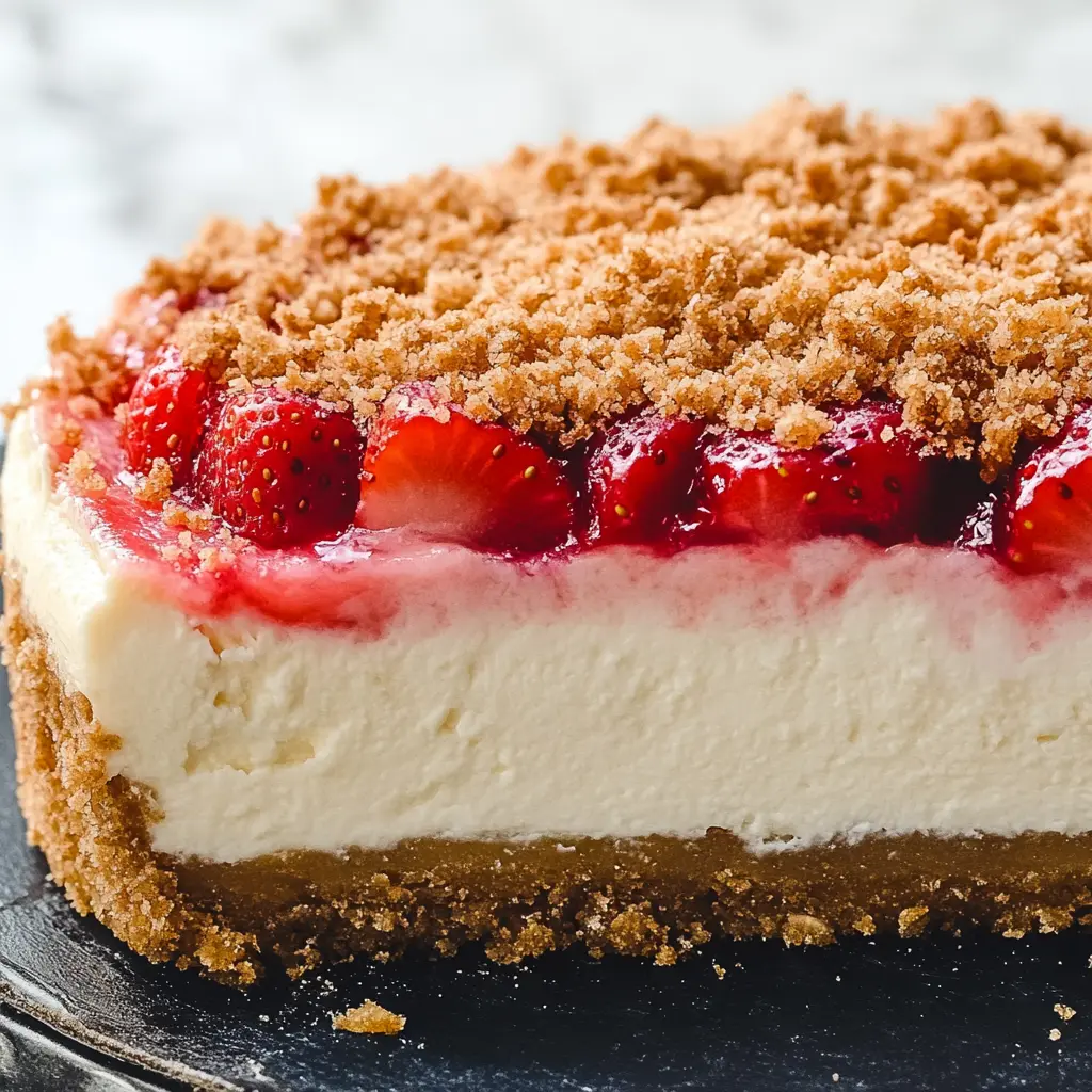 Strawberry Crunch Cheesecake