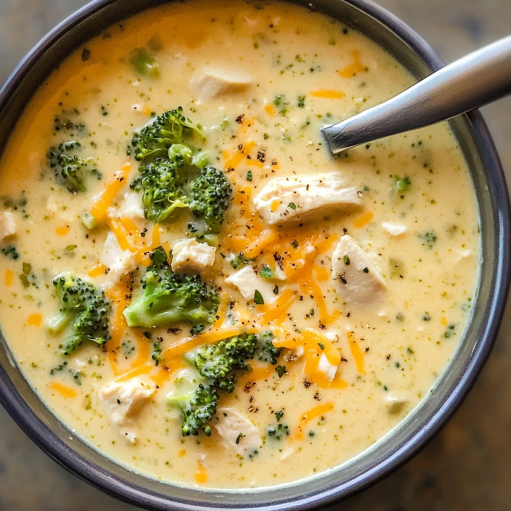 Chicken Broccoli Cheddar Soup