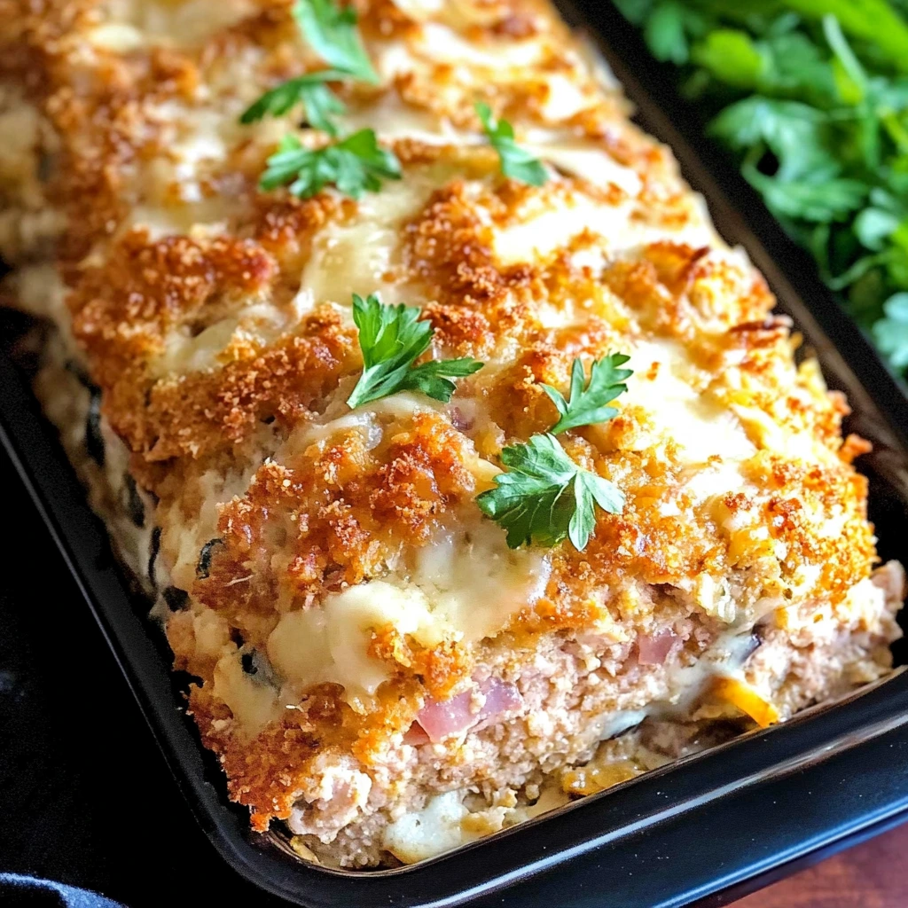 Chicken Cordon Bleu Meatloaf Recipe