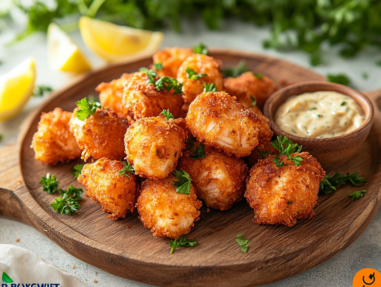 Fried Salmon Bites