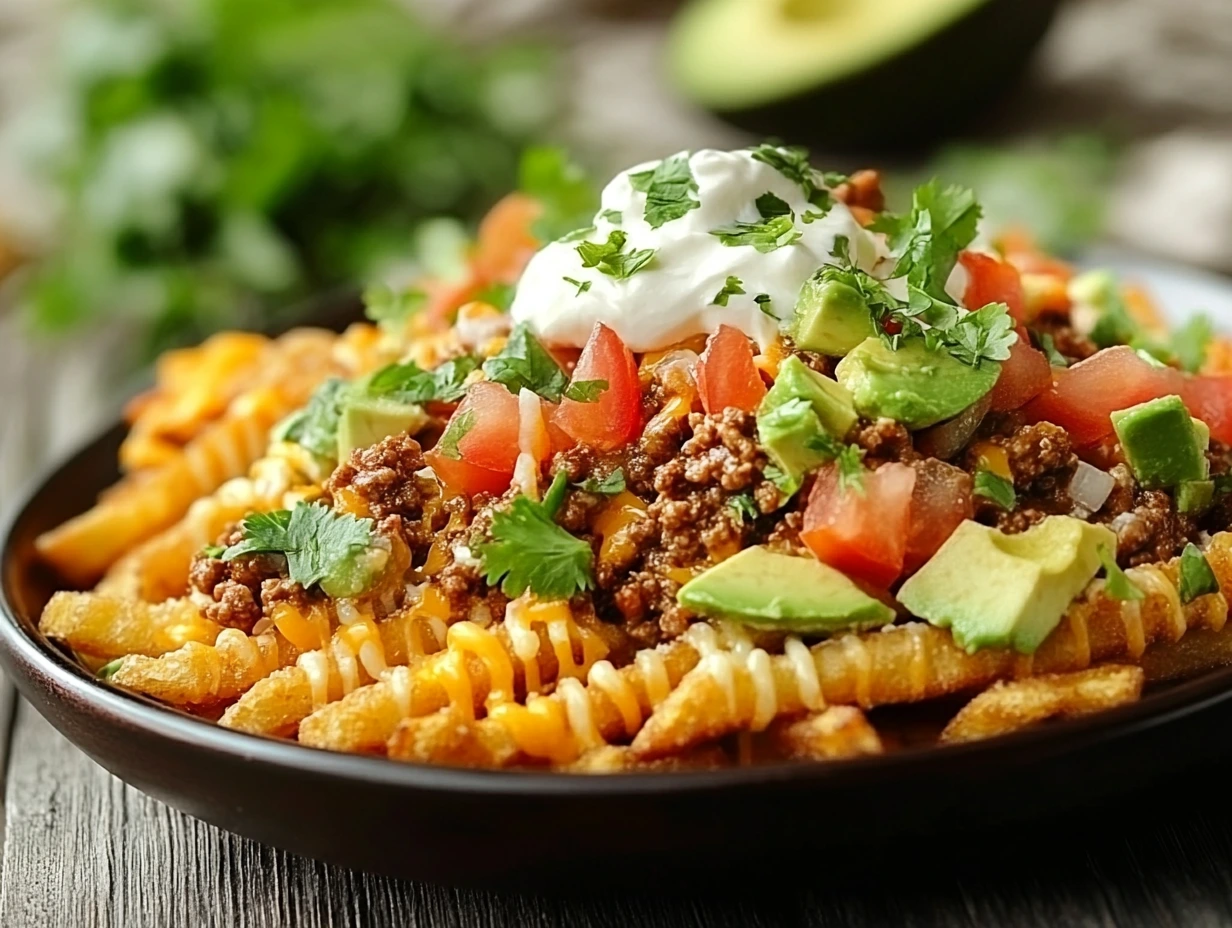 Loaded Taco Salad Fries