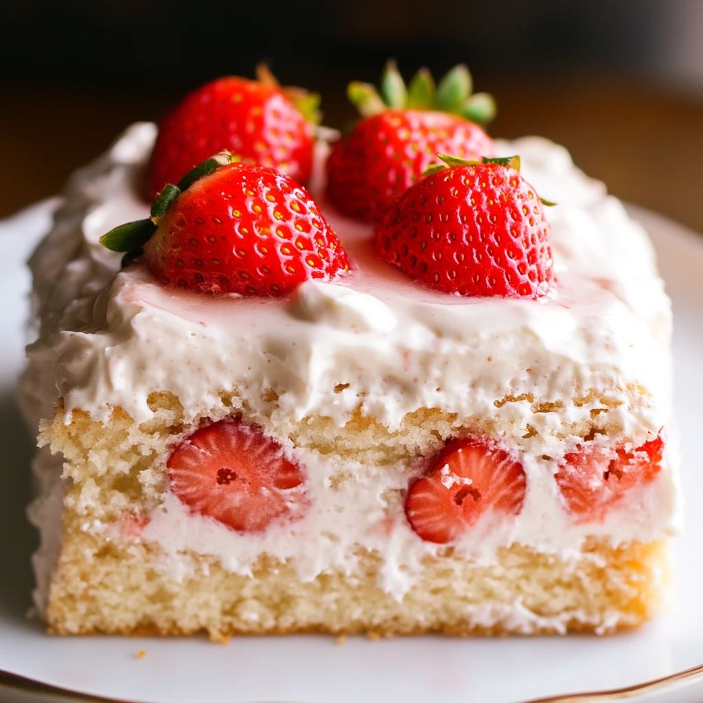 Strawberry Tres Leches Cake