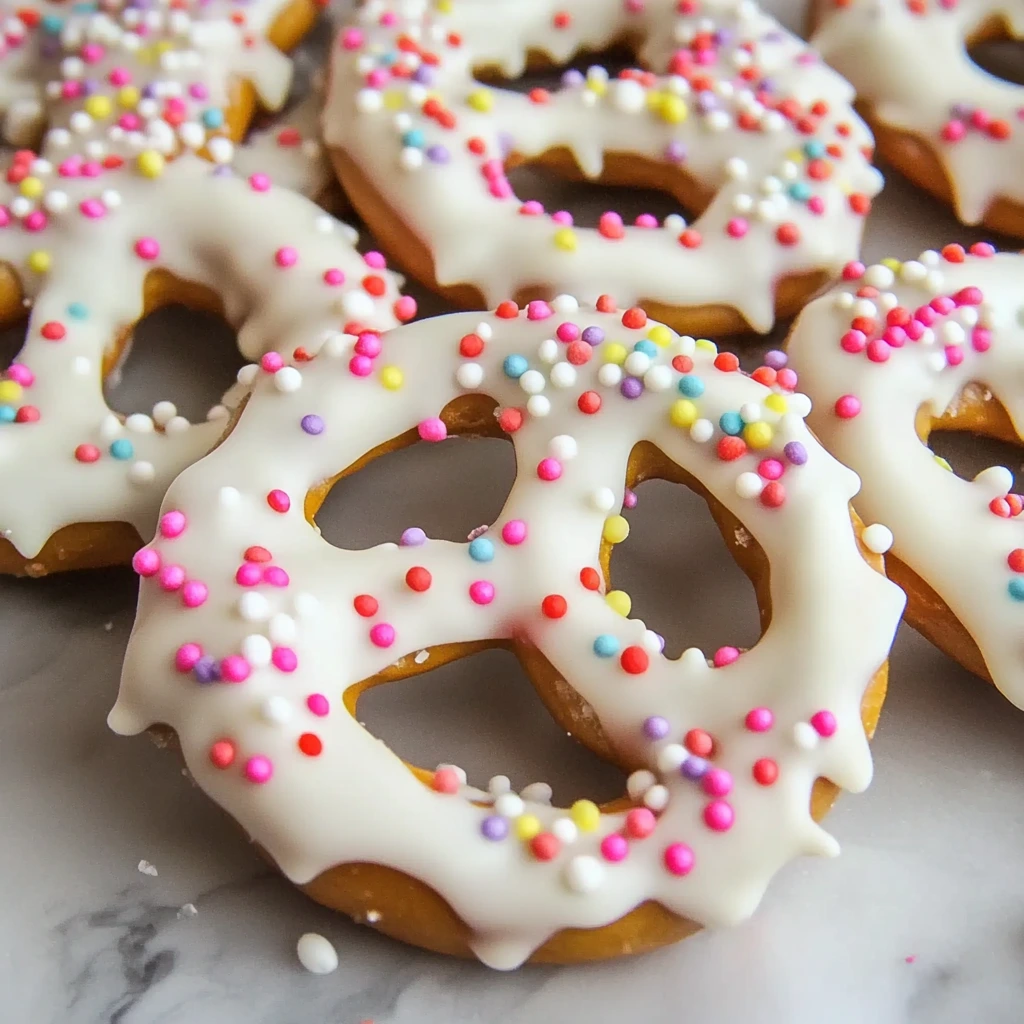 White Chocolate Covered Pretzels