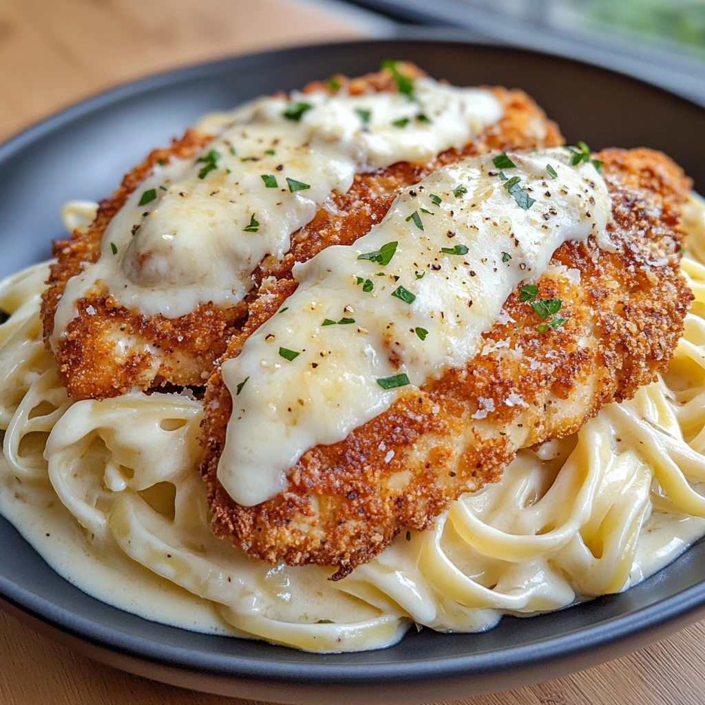 Chicken Parmesan Alfredo