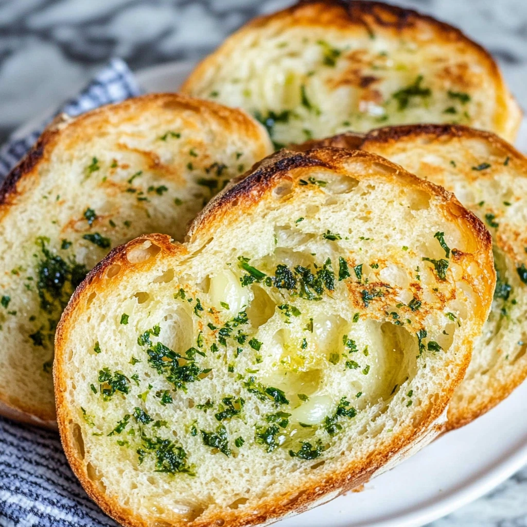 Sourdough Garlic Bread