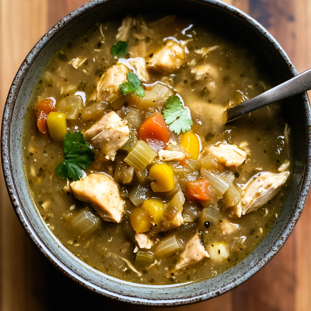 Green Chili Chicken Soup : A Flavorful and Nourishing Delight