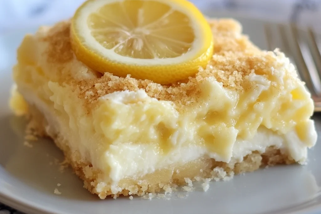 lemon cream cheese dump cake 1