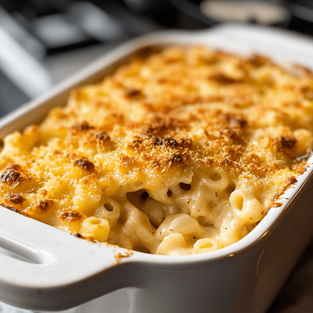 old fashioned baked macaroni and cheese