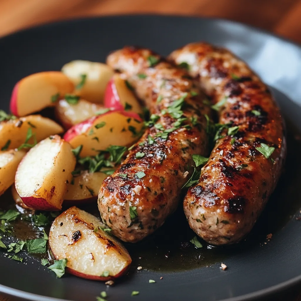 Chicken and Apple Sausage