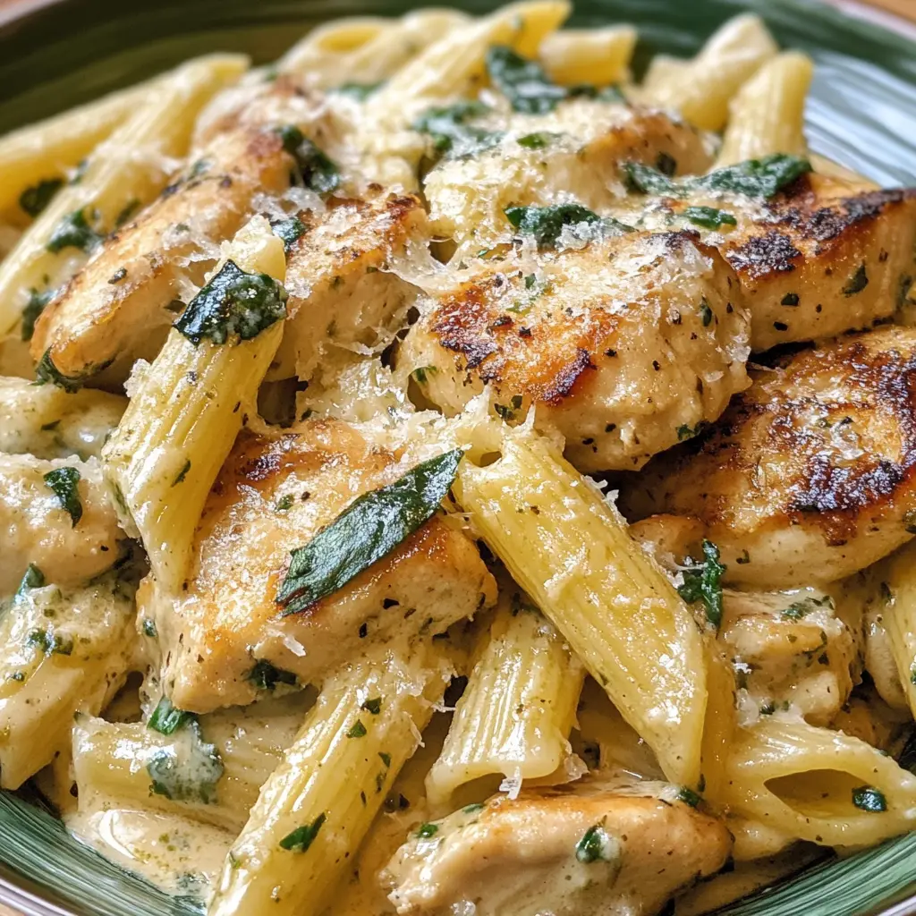 Garlic Parmesan Chicken Pasta