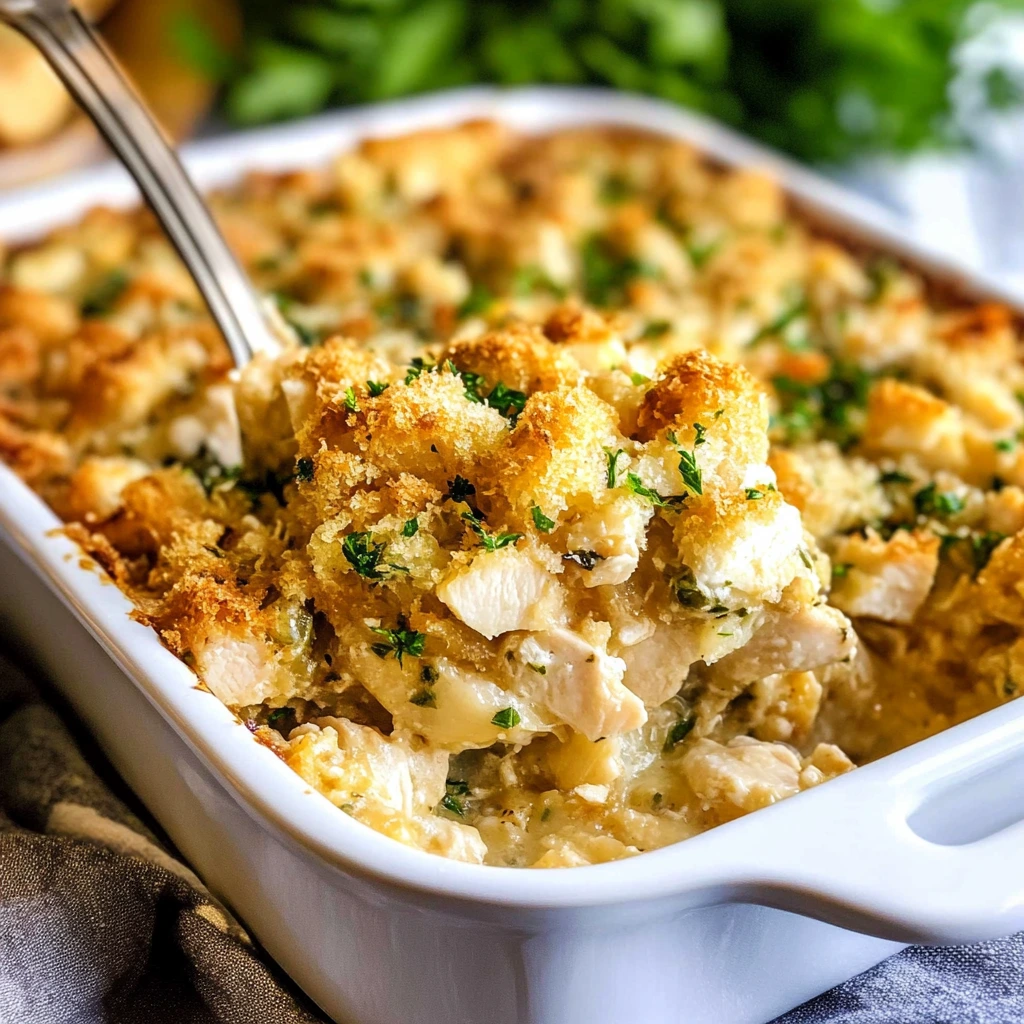 Chicken Dressing Casserole