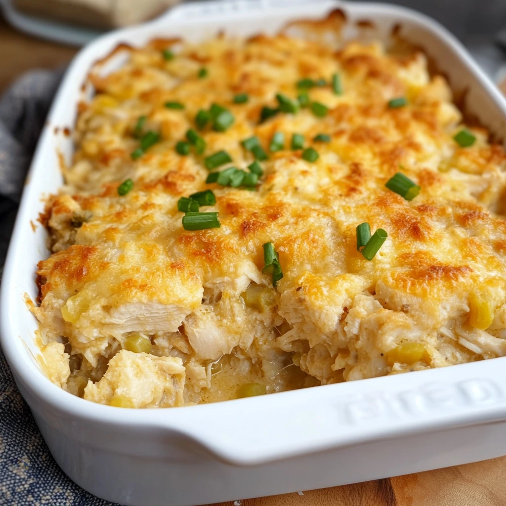 Chicken Dressing Casserole