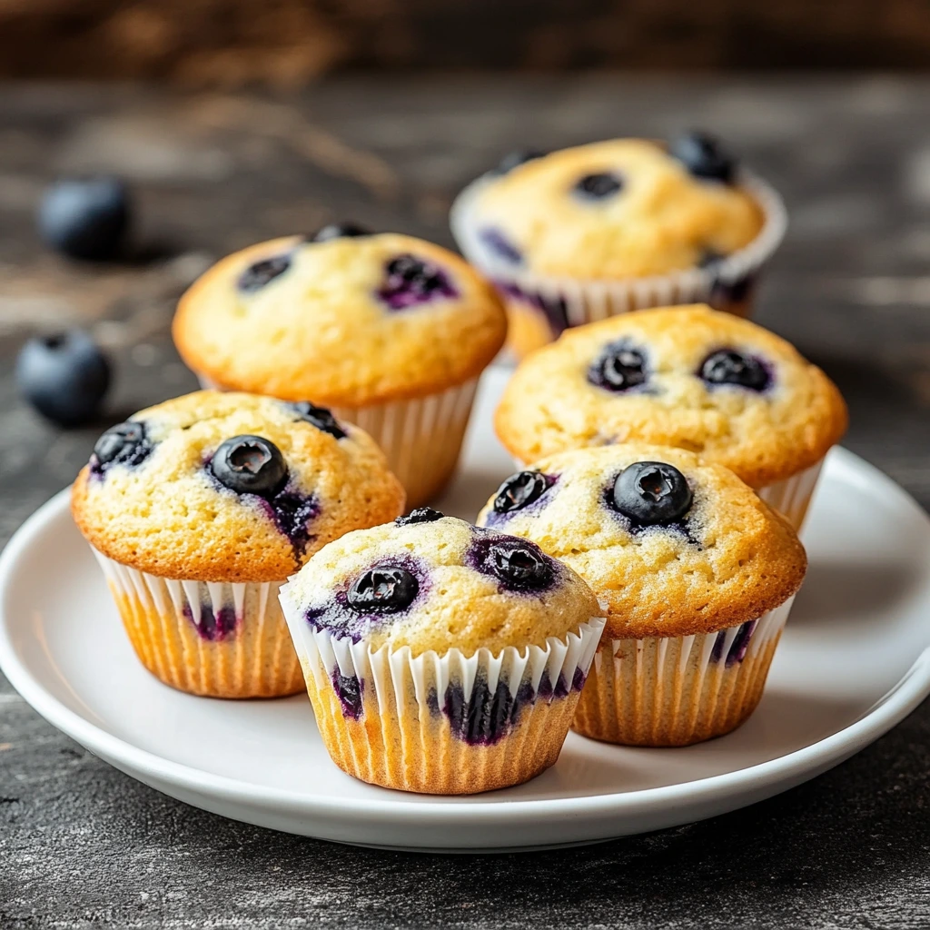 Blueberry yogurt muffins