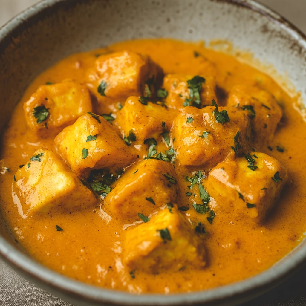 Pumpkin Paneer With Puree