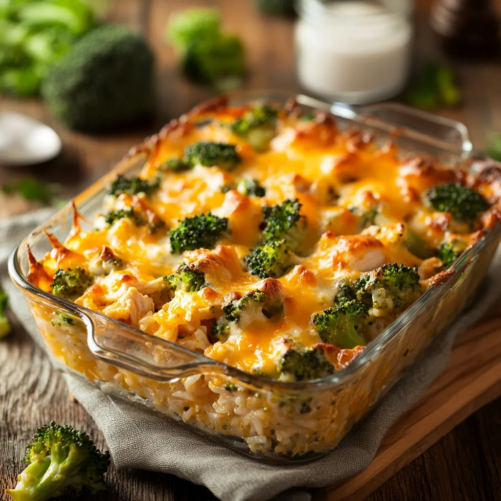 chicken broccoli rice casserole