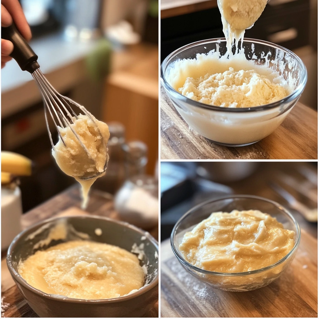 steps to make banana bread cookies